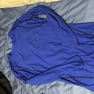 Blue Long Sleeve Men's Shirt